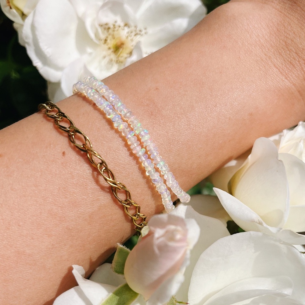 Mantle Jewelry Opal 14K Gold Bracelet